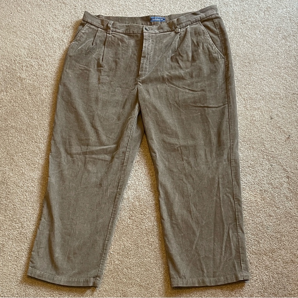 Croft & Barrow Men's Tan Corduroy Trousers